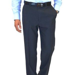 NWT: Haggar Mens Premium No Iron Khaki, Navy, 30 x 30